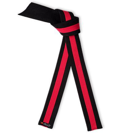 black-karate-belts-red-strip